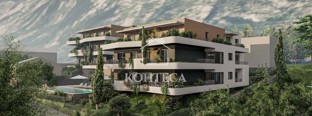 One bedroom apartment in a new complex with a swimming pool, Dobrota-Kotor